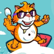 Surfer Cat image